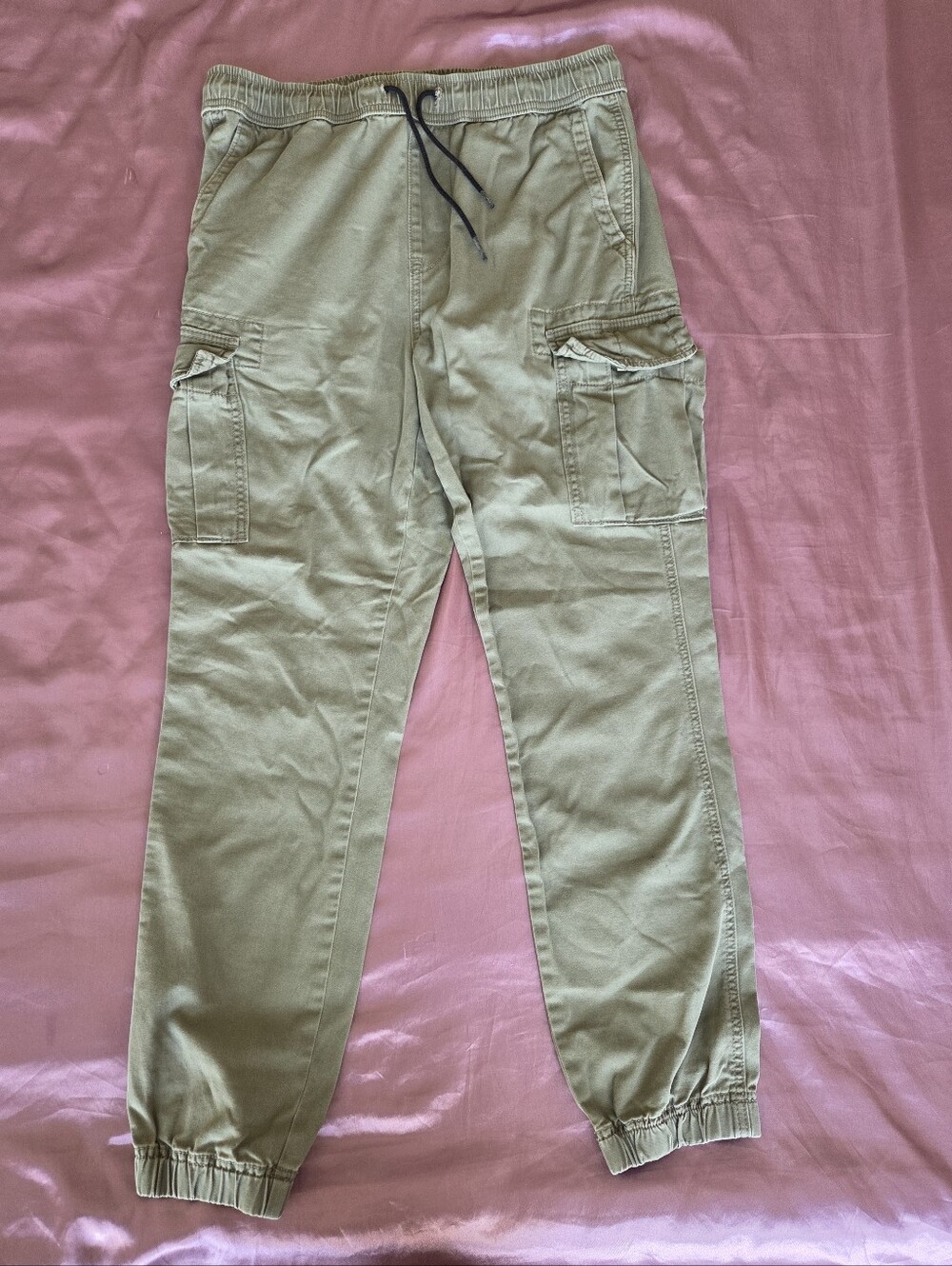 Men's Aeropostale Olive Green Cargo Joggers - Size M